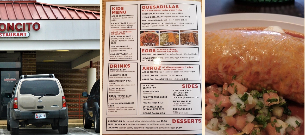 El Rinconcito Mexican Restaurant Lexington Park